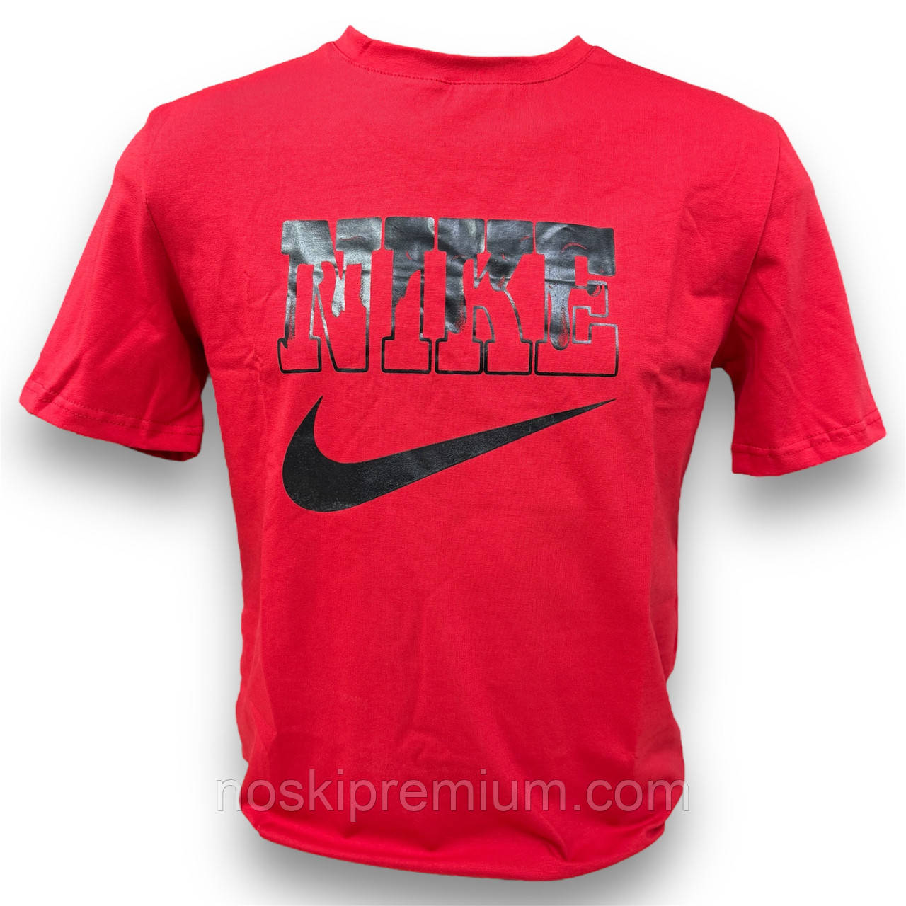 Футболка чоловіча стрейчева Nike, Туреччина, розміри 46-54, червона, 011832, фото 1
