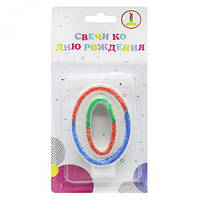 Свічка декоративна "Цифра 0"