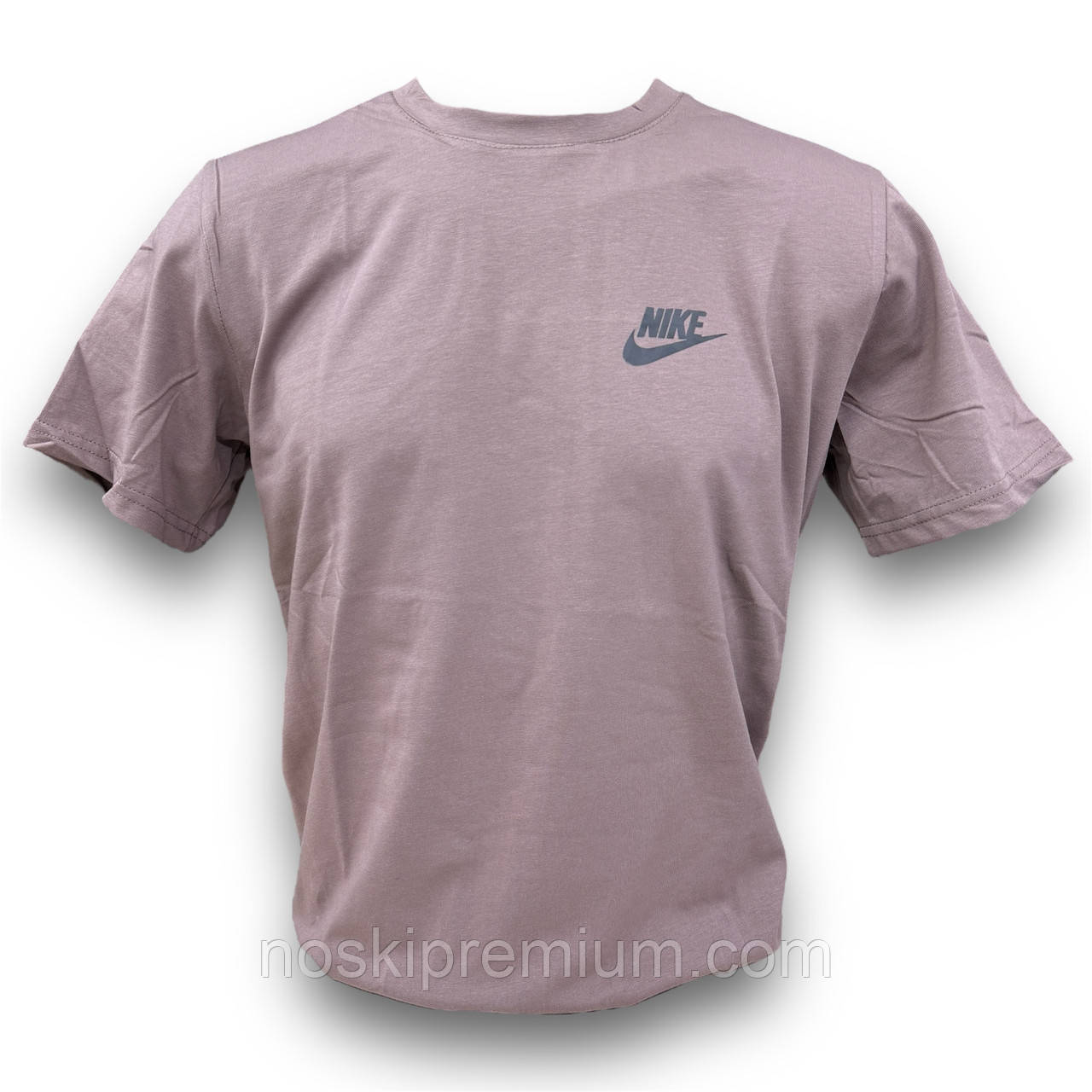 Футболка чоловіча стрейчева батал Nike, Туреччина, розміри 56-64, какао, 011892, фото 1