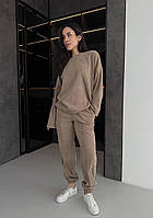 Жіночий костюм вельветовий кофта та штани на гумці внизу 42-44 46-48