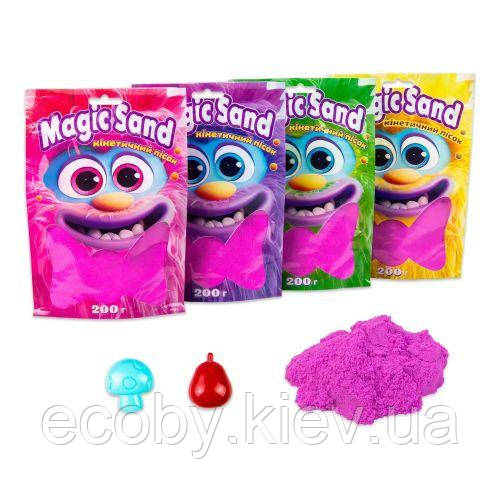 Кінетичний пісок "Magic Sand", 200 г (фіолетовий), фото 1