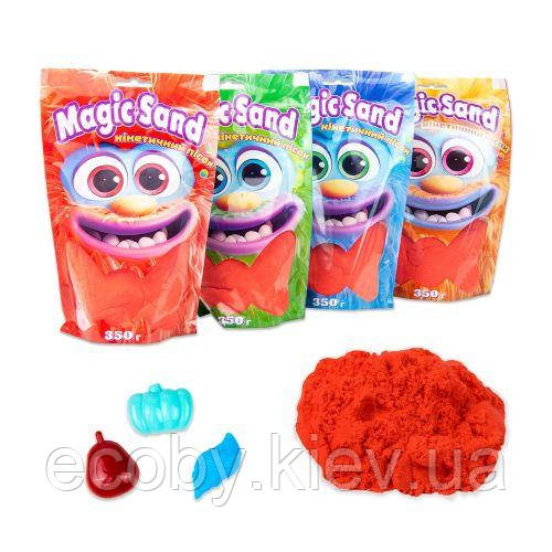 Кінетичний пісок "Magic Sand", 350 г (червоний), фото 1