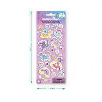 Набір 3D наклейок "Єдиноріжки"