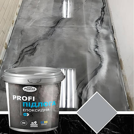 Епоксидна наливна підлога Plastall™ PROFI 10 кг для виробництва Світло-сірий, фото 1