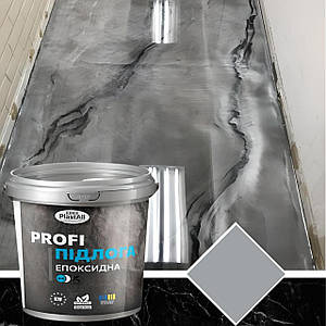 Епоксидна наливна підлога Plastall™ PROFI 10 кг для виробництва Світло-сірий