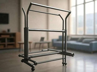 Двосторонні пофарбовані вішалки Рейл із металу