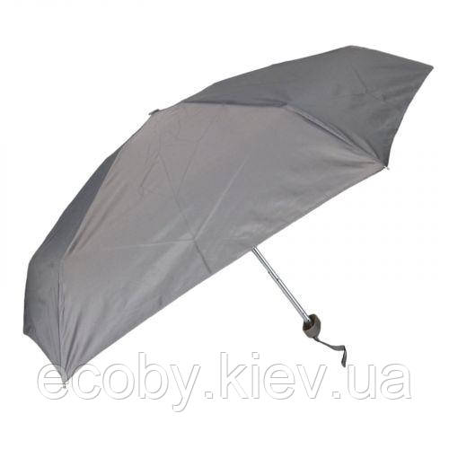 Парасолька механічна, міні, складана (сірий), фото 1