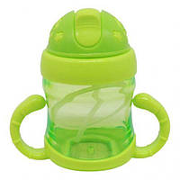 Поїльник із трубочкою, 150 мл, салатовий