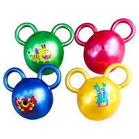 М'яч з вушками "Монстри" 4.5" (12 см), 5 штук