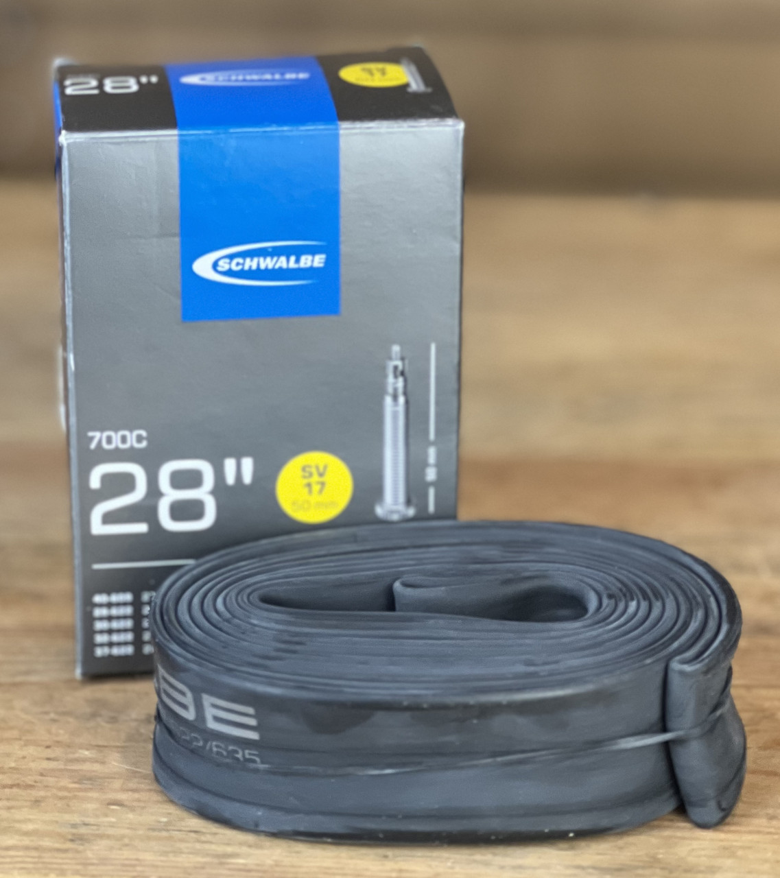 Камера на велосипед велокамера Schwalbe SV 17 Standart 28" (28/47-622/635) SV 50мм, фото 1