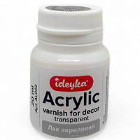 Лак акриловий глянсовий для декору (прозорий), 20 мл