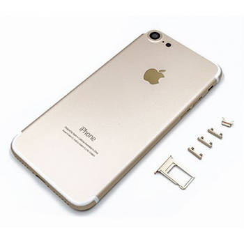 Корпус Apple iPhone 7 Gold + сім лоток, кнопки