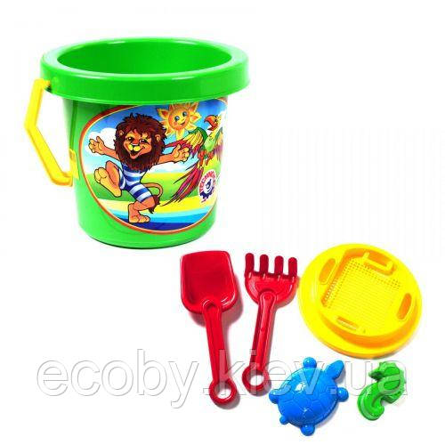 Пісочний набір "Б ТехноК" (зелений), фото 1