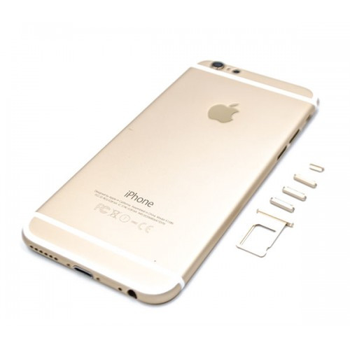 Корпус Apple iPhone 6 Gold + сім лоток, кнопки