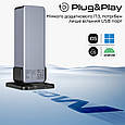 USB-C хаб 10-в-1 Promate GegaTower-60W Grey (gegatower-60w), фото 9