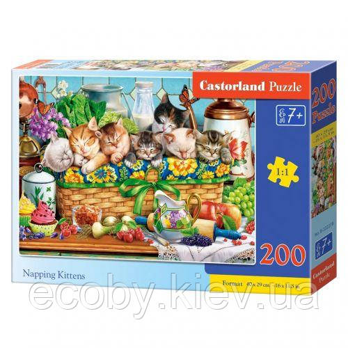 Пазли "Димальні кошенята", 200 елементів, фото 1