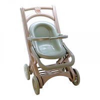 Коляска для ляльок із шезлонгом, екосертика