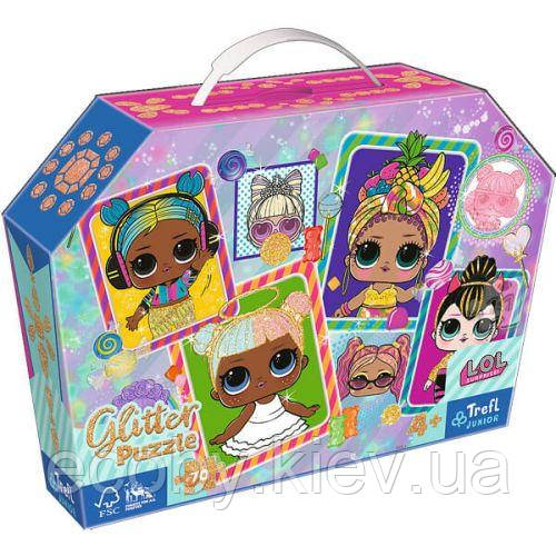 Пазли глітерні "LOL Glitter Puzzle" (70 елем), фото 1