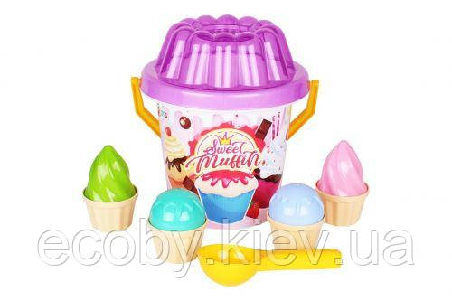 Набір для гри з піском, рожевий, фото 1