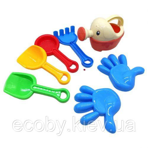 Пісочний набір "Веселі долоньки" (7 елем), фото 1