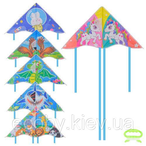 Повітряний змій, 80 см, у пакеті, мікс різновидів, фото 1