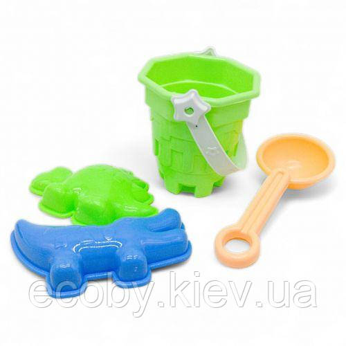 Пісочний набір, маленький, 4 елементи, фото 1
