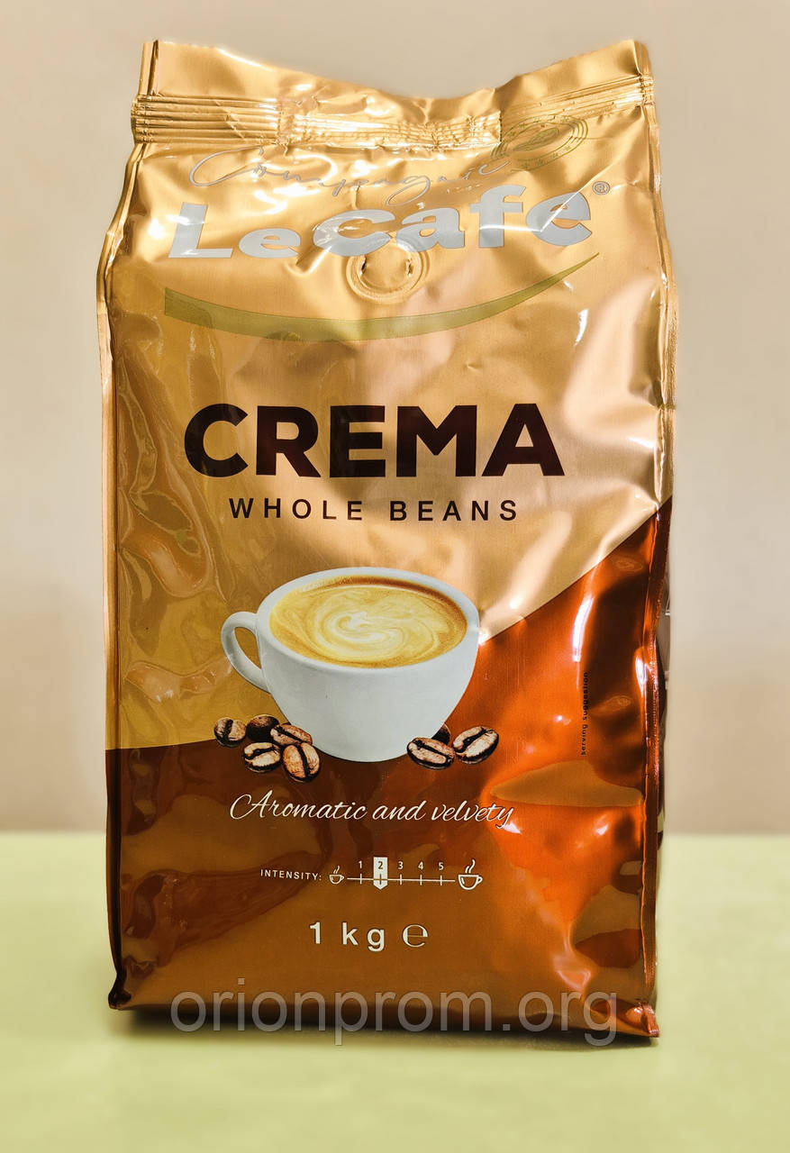 Кава Le Cafe Crema 1 кг зернова, фото 1