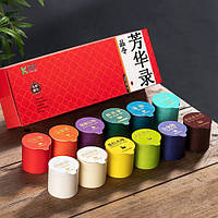 Подарунковий набір китайського чаю «Дарунки Весни та Осені» 12 вишуканих сортів