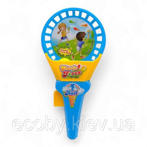 Іграшка пастка "Кетчбол" (1 ракетка, 3 м'ячики), фото 1