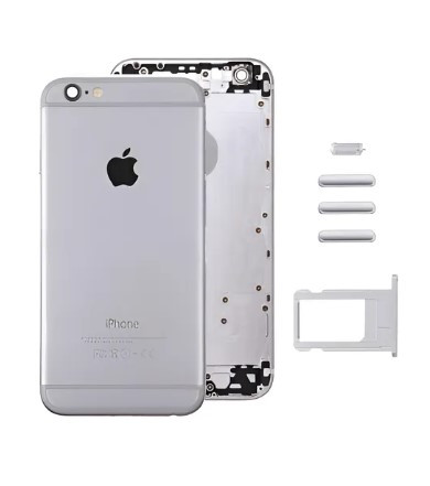 Корпус Apple iPhone 6S Silver + сім лоток, кнопки