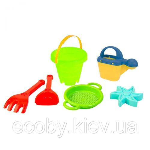 Пісочний набір "Вежа" салатовий, фото 1