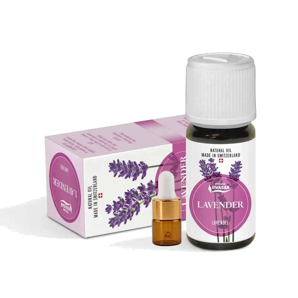 Натуральна ефірна олія Лаванда 1мл пробник Вівасан Швейцарія Lavander oil Vivasan Switzerland