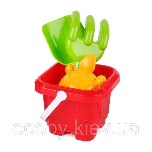 Набір для гри в пісочниці, червоний, фото 1