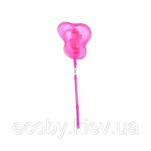 Сачок "Метелик", 82 см (рожевий), фото 1