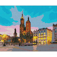 Алмазна мозаїка "Вечірний Краків" 40х50 см
