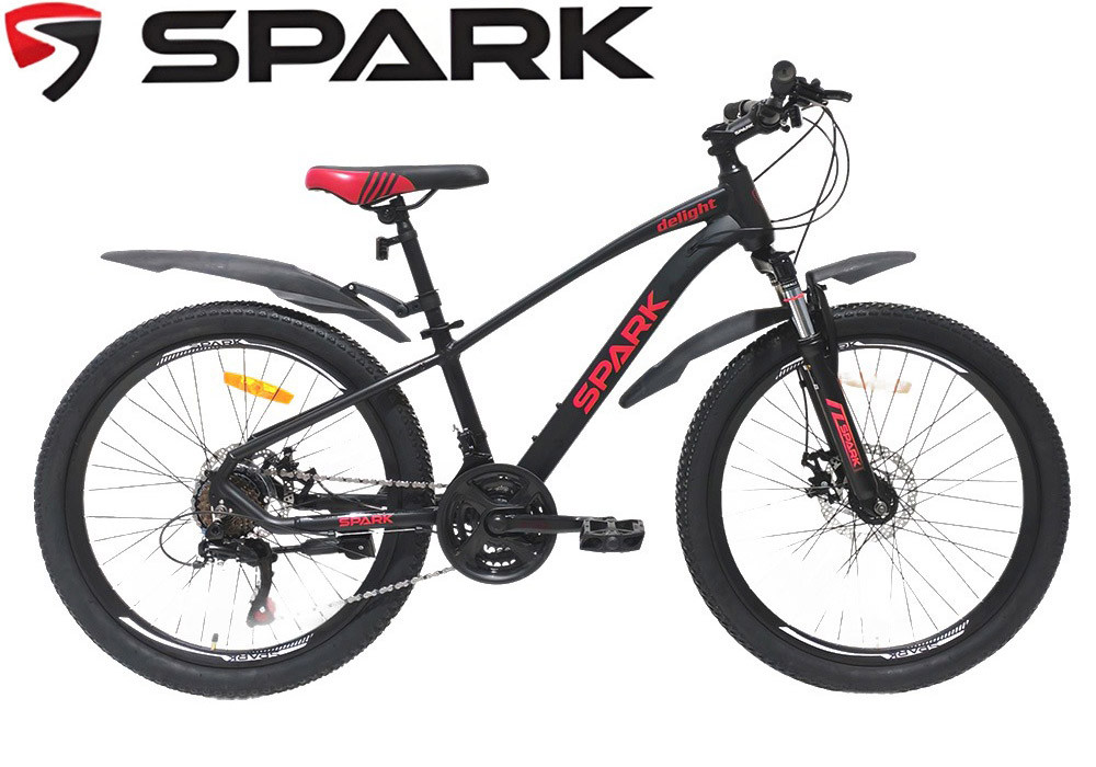 Велосипед підлітковий 24" SPARK DELIGHT алюміній, рама 12"