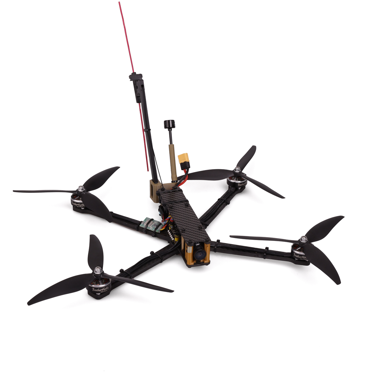 Комплект бойовий ЧДБ FPV-дрон 8", TX MIL ELRS / RX MIL ELRS із платою живлення MAPLE (без акумулятора)