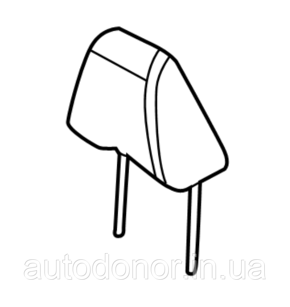 Підголовник сидіння переднє ручне регулювання, текстиль Nissan Ariya (22-) 86400-5MR0A