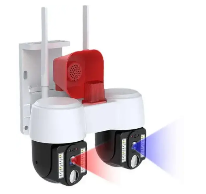 Камера відеоспостереження подвійна A2S Wi-Fi 9927, біла, фото 1