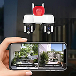 Камера відеоспостереження подвійна A2S Wi-Fi 9927, біла, фото 6