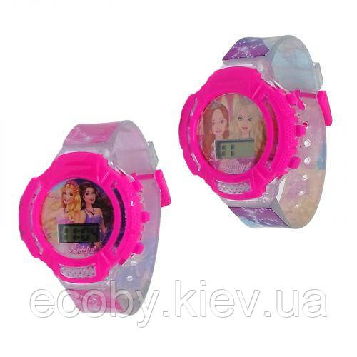 Дитячий наручний електронний годинник "Принцеси", підсвічування, мелодія, фото 1
