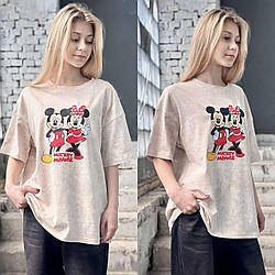 Футболка  підліткова оверсайз, розміри 34-42 на рости 134-160