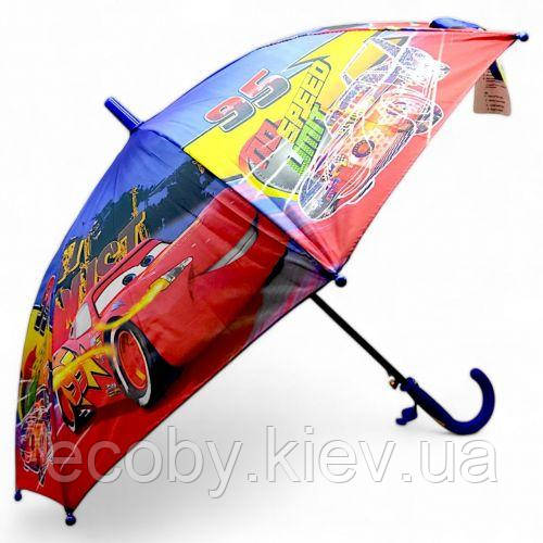 Парасолька дитяча "Тачки", синя (70 см, d = 80 см), вид 1, фото 1