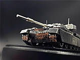 Металевий конструктор Танк Chieftain MK50 1:100. Металева збірна 3D модель танка. 3D пазл Танк Chieftain MK50, фото 5