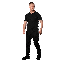 Футболка тактична Totem V-neck Чорна, фото 3