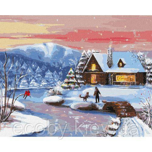 Картина за номерами "Сніжна прогулянка" ★★★★★, фото 1