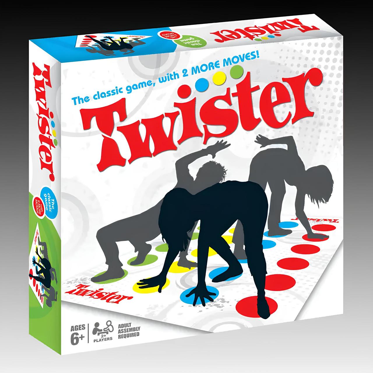 Гра Твістер 2. Настільна гра Twister (нова версія) із двома новими завданнями. Твістер англомовний