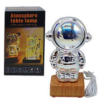 Нічник "Комонавт", 20 см, працює від мережі