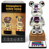 Нічник "Ведмедик Беарбрик", 23 см, з пультом