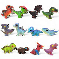 Іграшка "Динозаврик" гумовий, 10 см, мікс різновидів, 1 штука